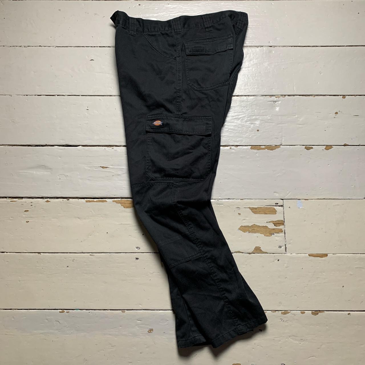 Dickies Black Cargo Combat Trousers