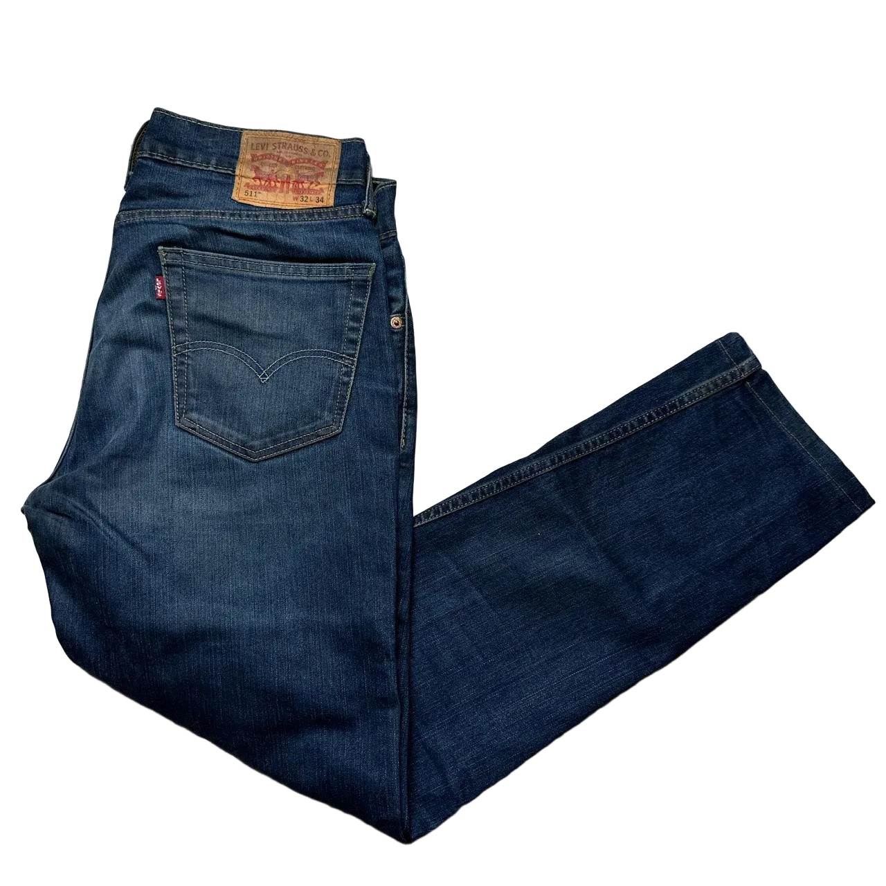 Levis 511 Vintage Navy Slim Jeans (32W)