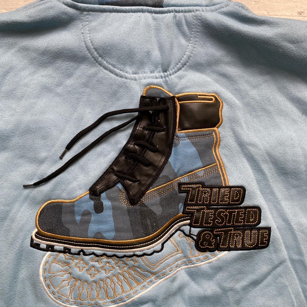 Raw Blue Vintage Light Baby Blue Timberland Lace Up Boot Full Tracksuit