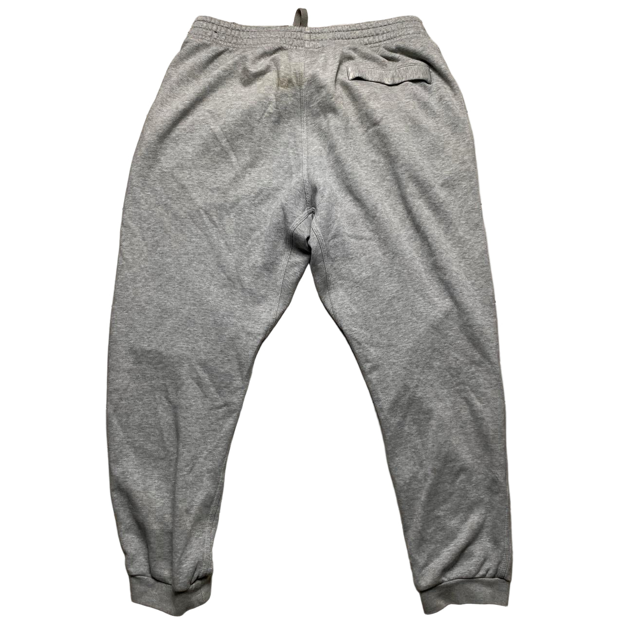 Nike Grey and White Swoosh Baggy Jogger Bottoms (L)