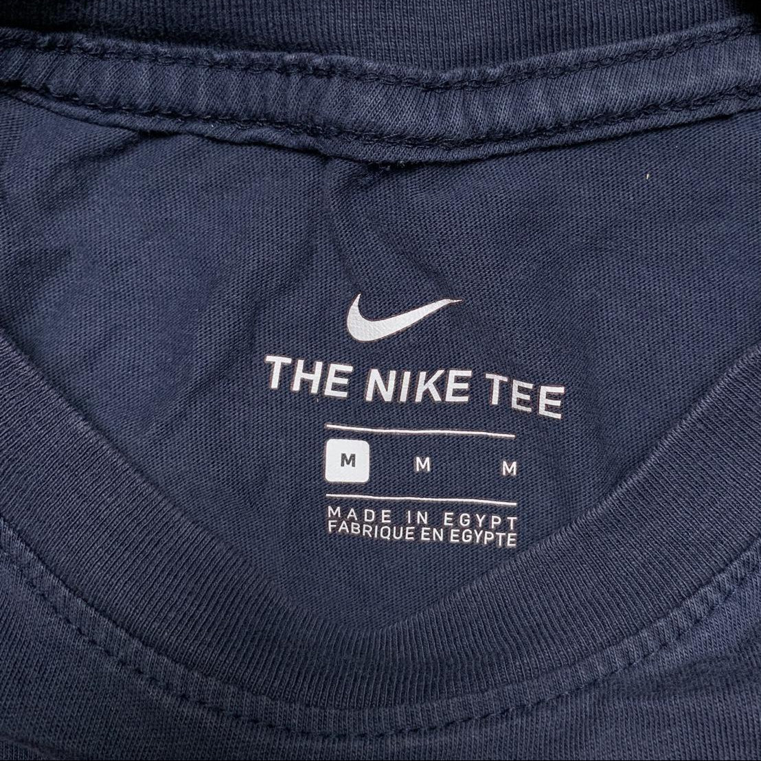 Nike Just Do It T Shirt Navy and Purple (M)