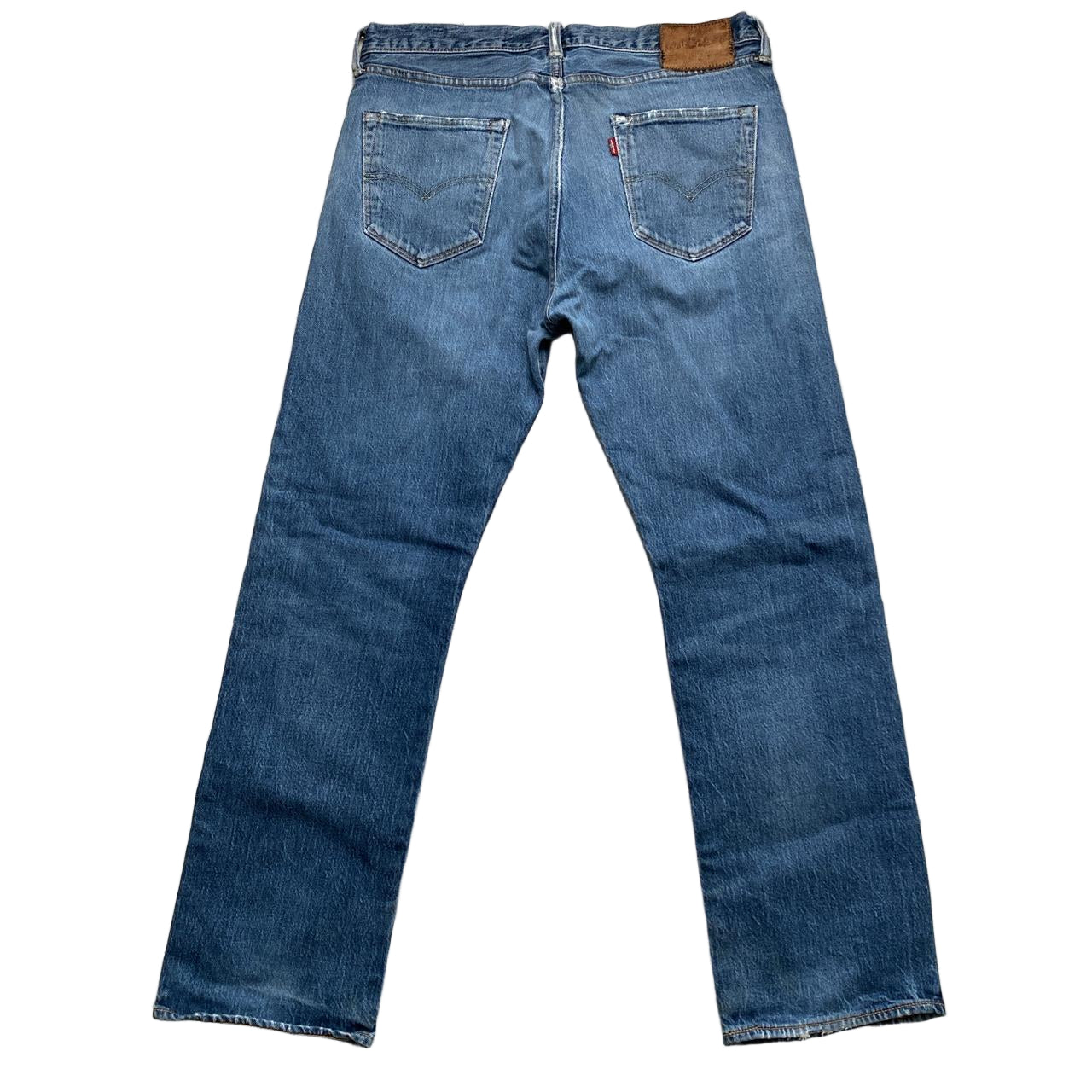 Levis 501 Baggy Stonewashed Jeans (34W)