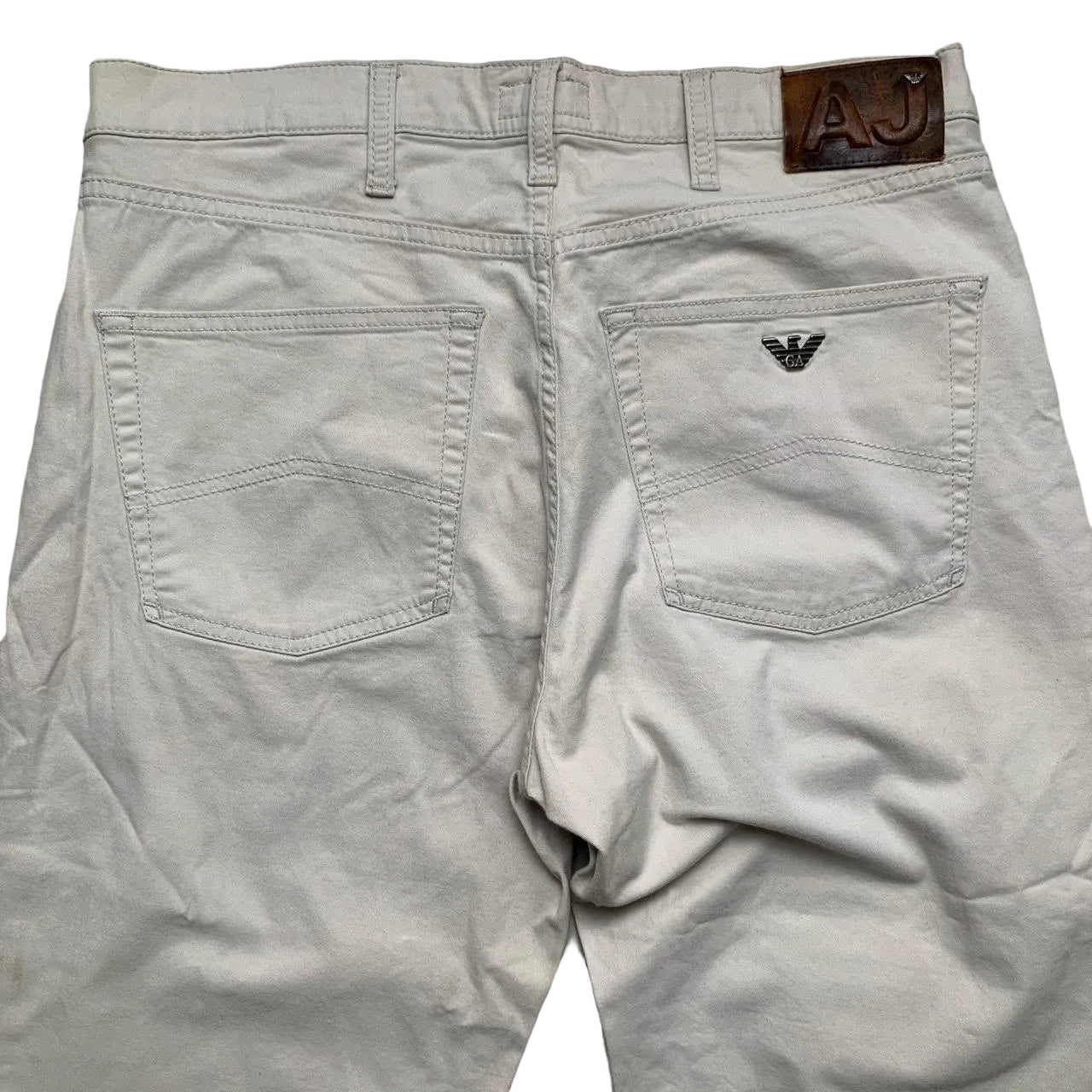 Armani Vintage Cream Jeans (34W)