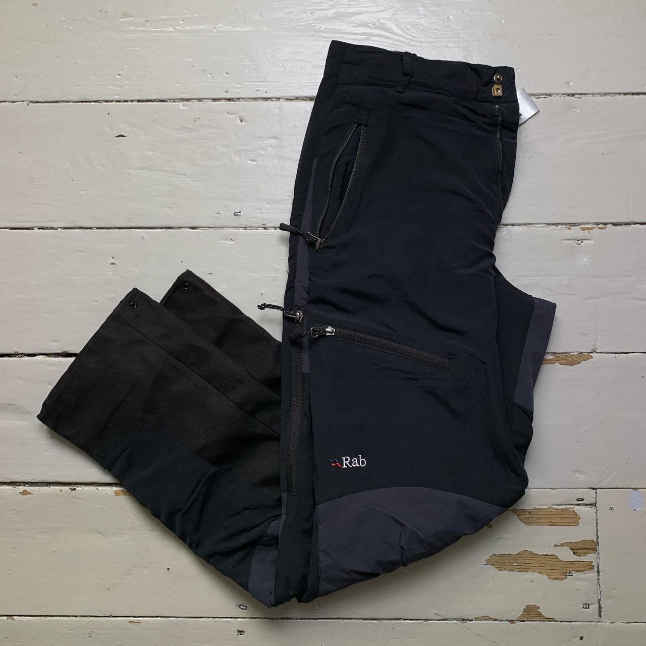 Rab Vapour Rise Cargo Trousers Black and Grey