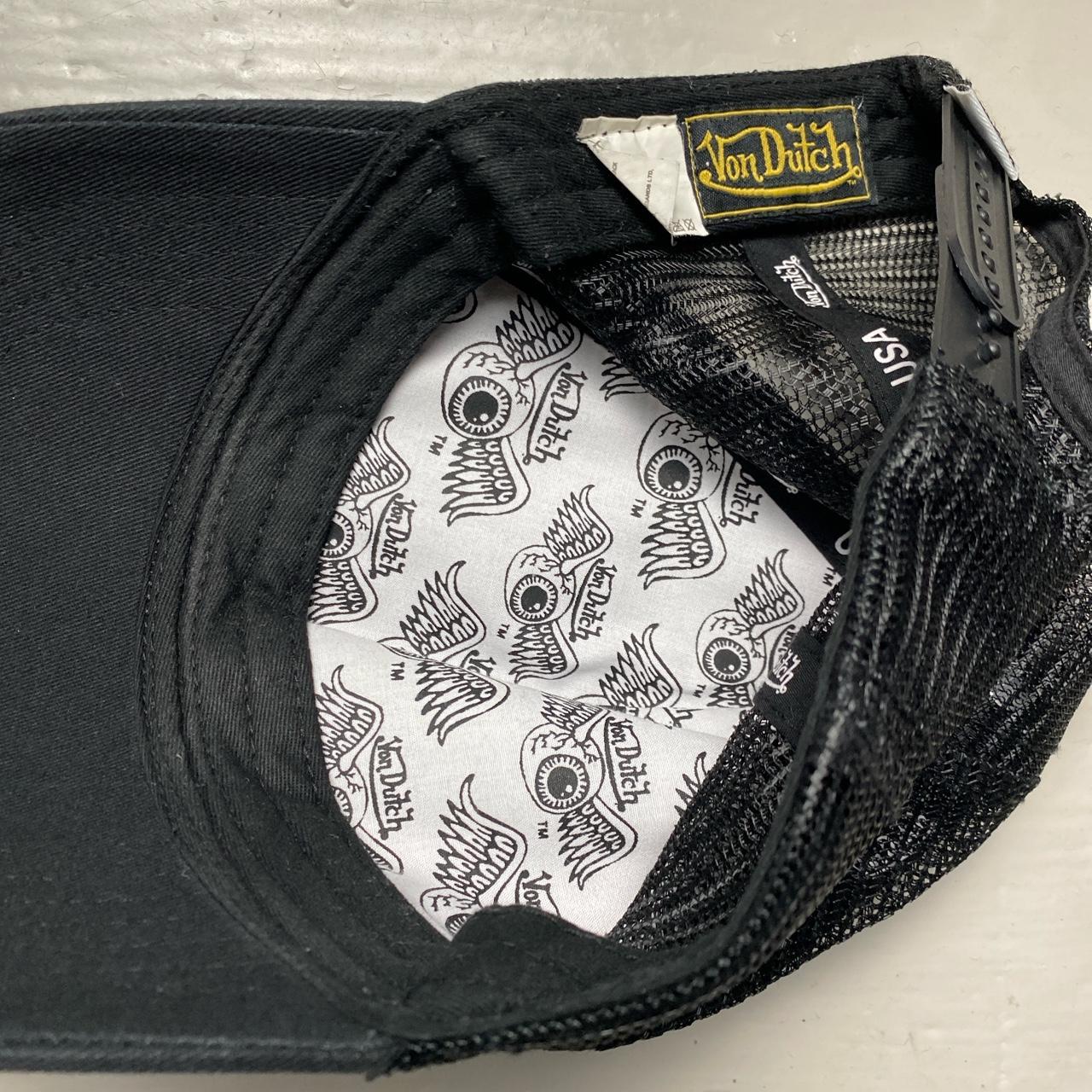 Von Dutch Black and White Cap