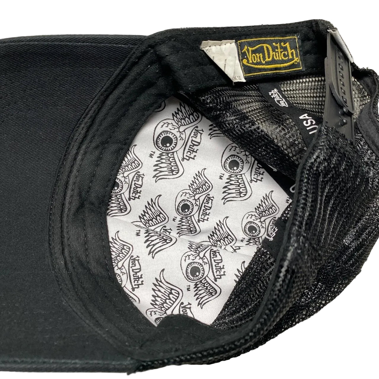 Von Dutch Black and White Cap