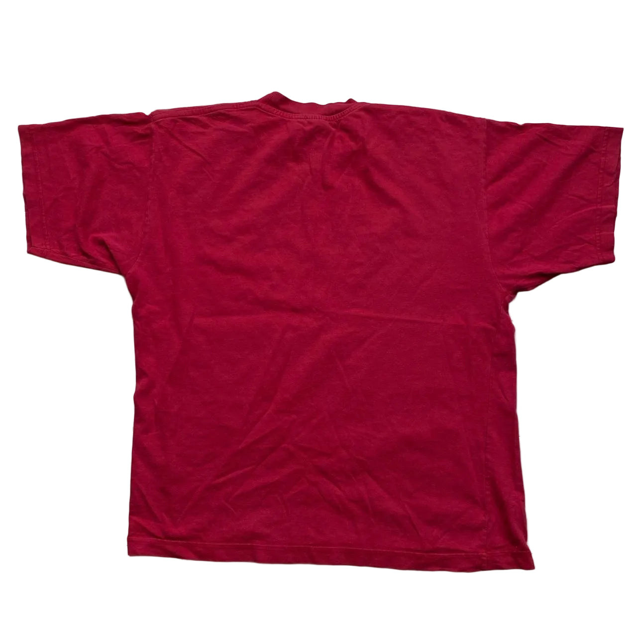 Nike Vintage 90’s Swoosh Red and Black T Shirt (M)