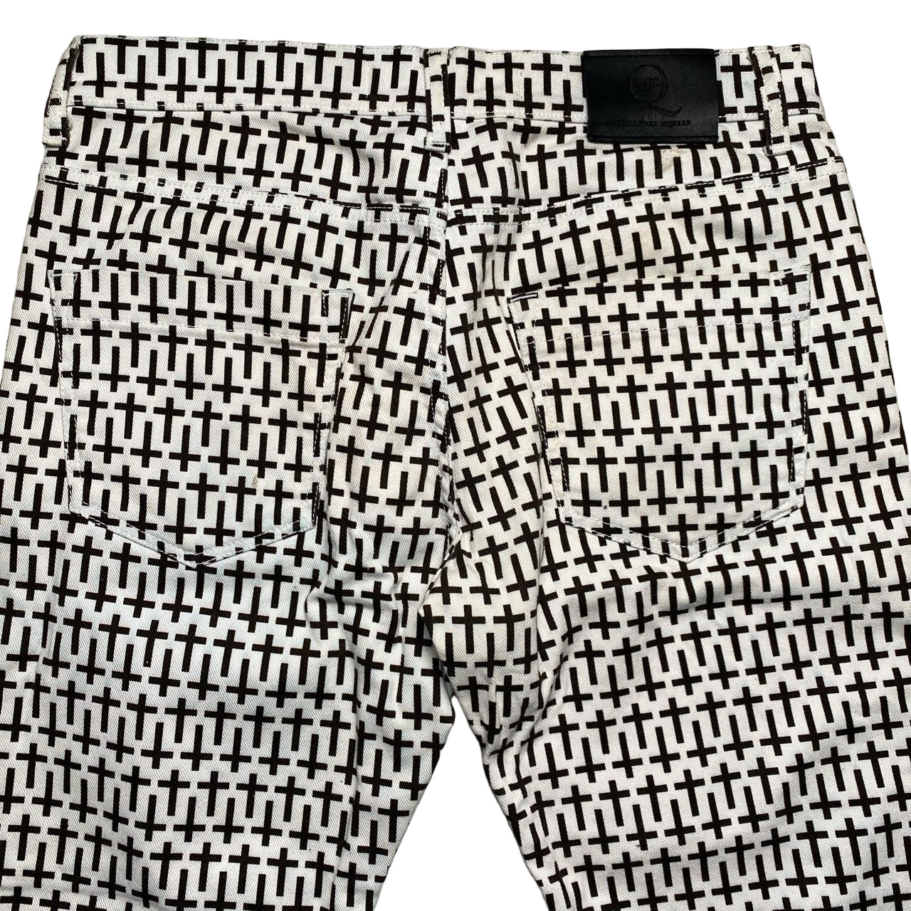 Alexander McQueen Vintage Cross Monogram Trousers (32W)