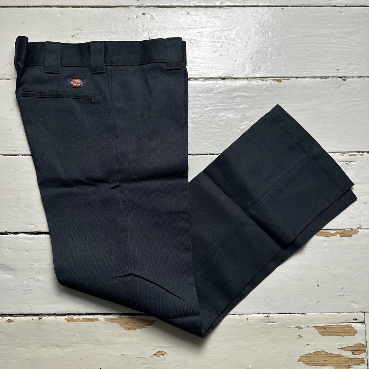 Dickies Black Slim Fit Work Pants Cargo Trousers