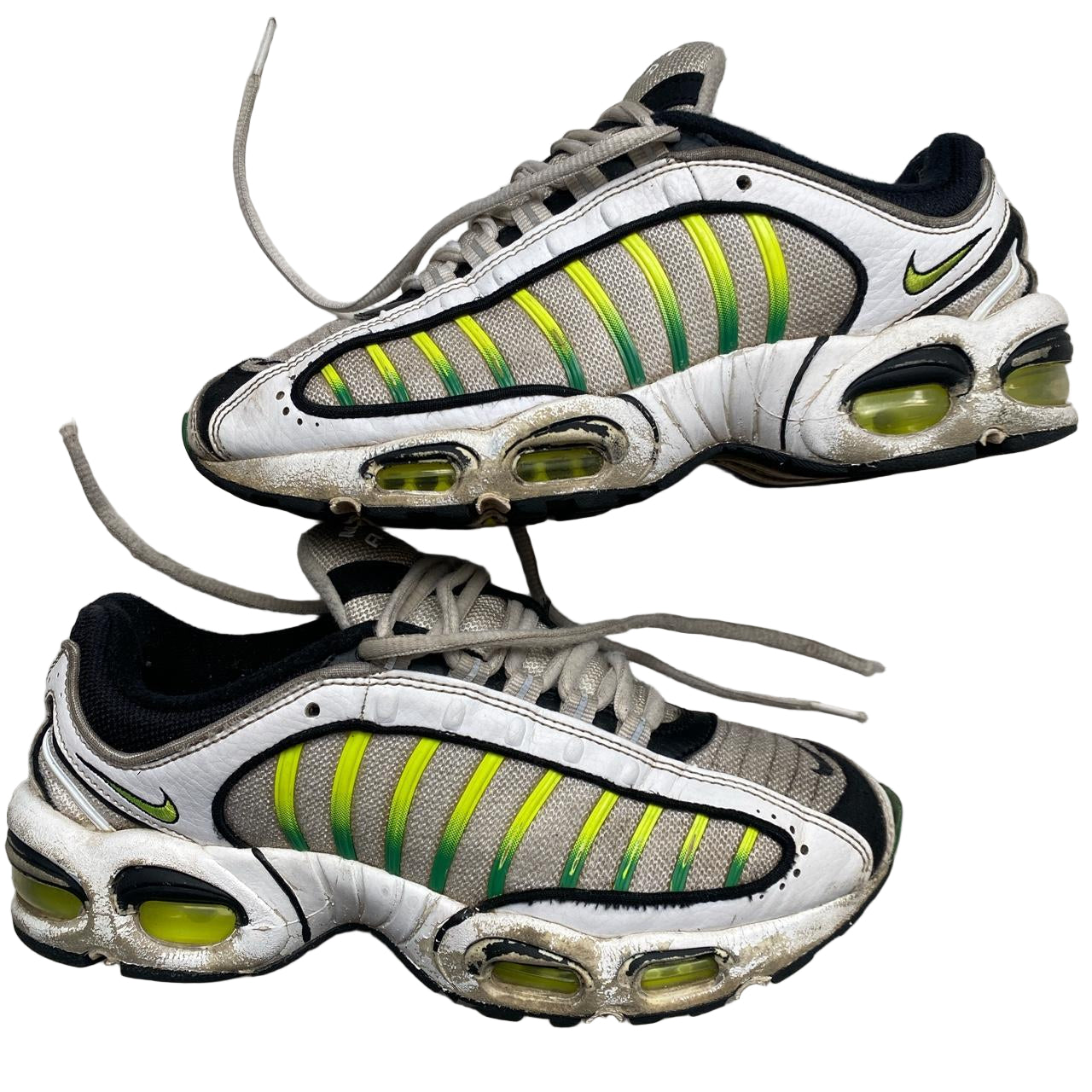 Nike Air Max Tailwind White Green and Black (UK 6)