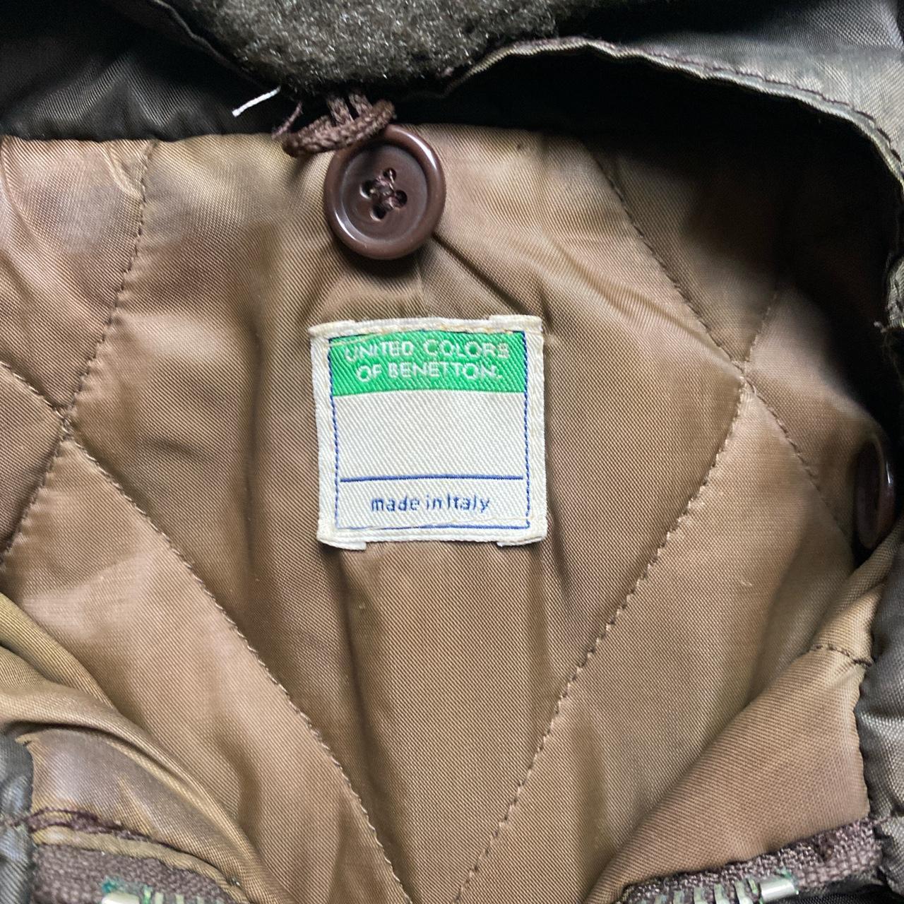 United Colours of Benetton Brown Light Fur Trim Jacket (M)