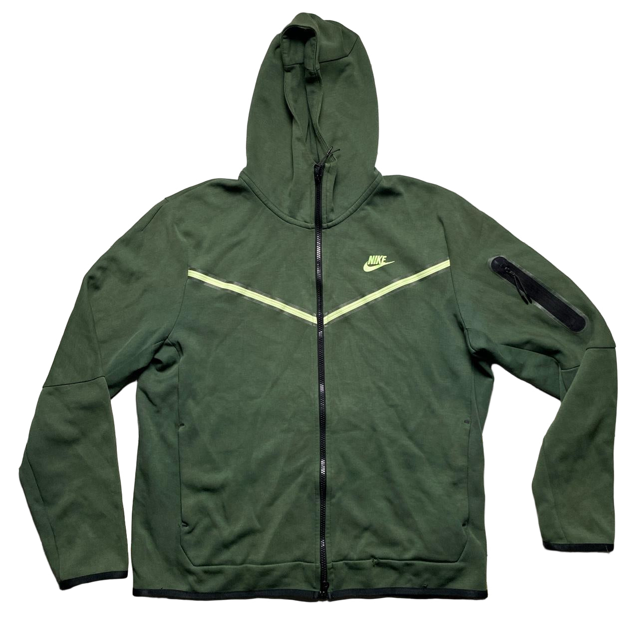 Nike Tech Fleece New Season Green Hoodie (L)