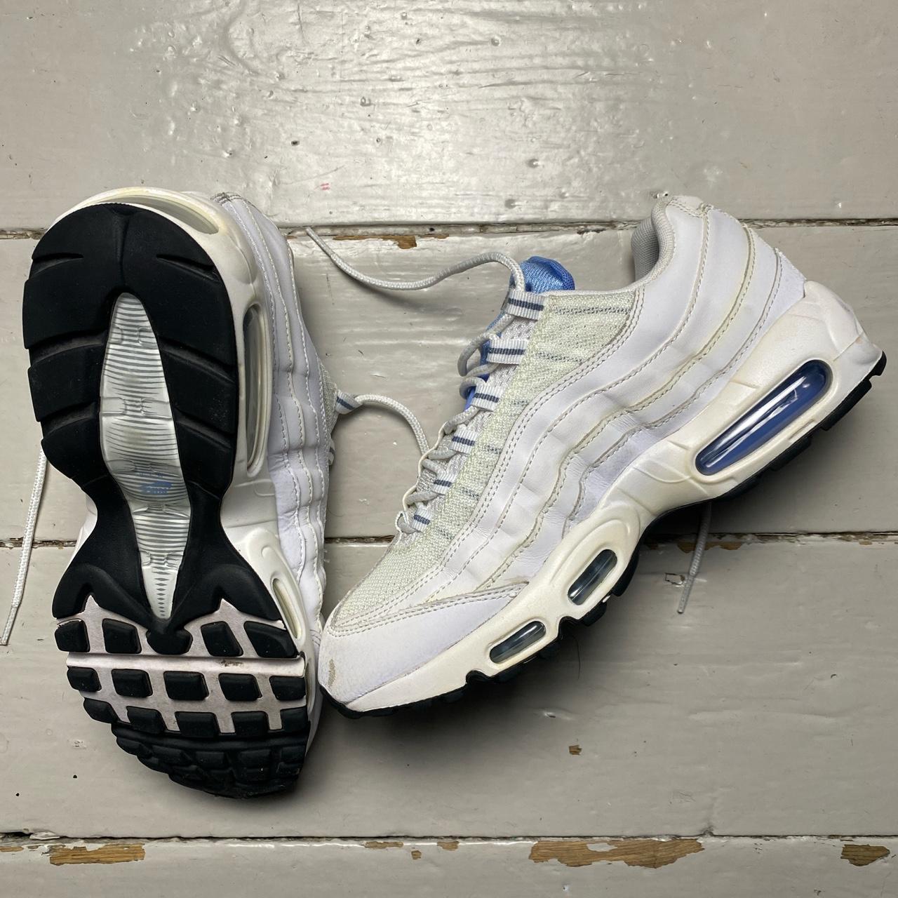 Nike Air Max 95 White and Light UNC Blue Chalk Blue 2015