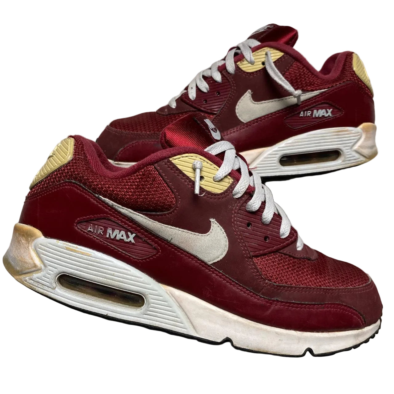 Nike Air Max 90 Vintage 2012 Burgundy and White (UK 9)