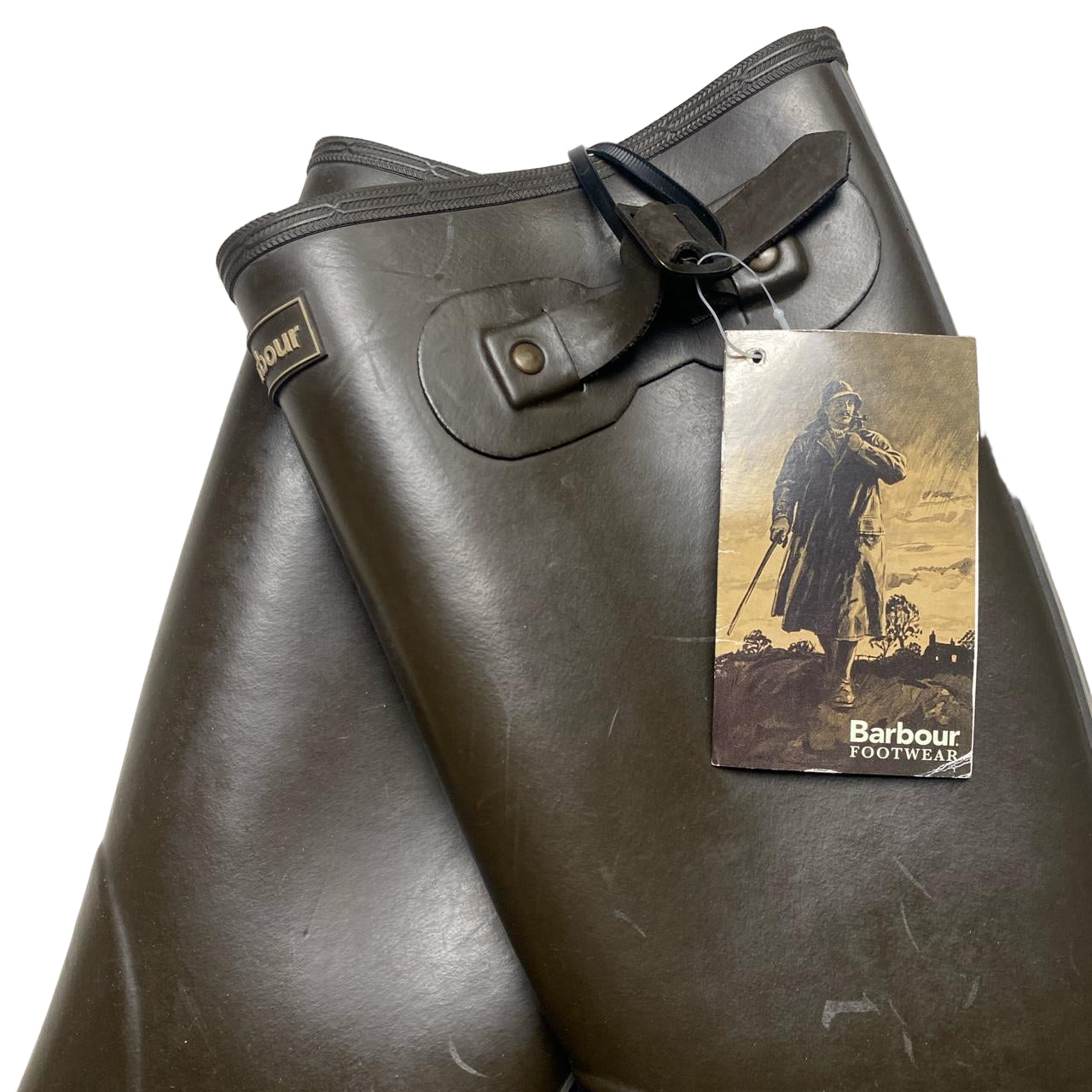 Barbour Brown Wellies Wellington Boots (UK 6)