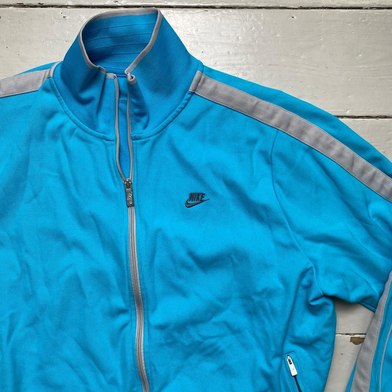 Nike Swoosh Light Blue Vintage Tracksuit Jacket