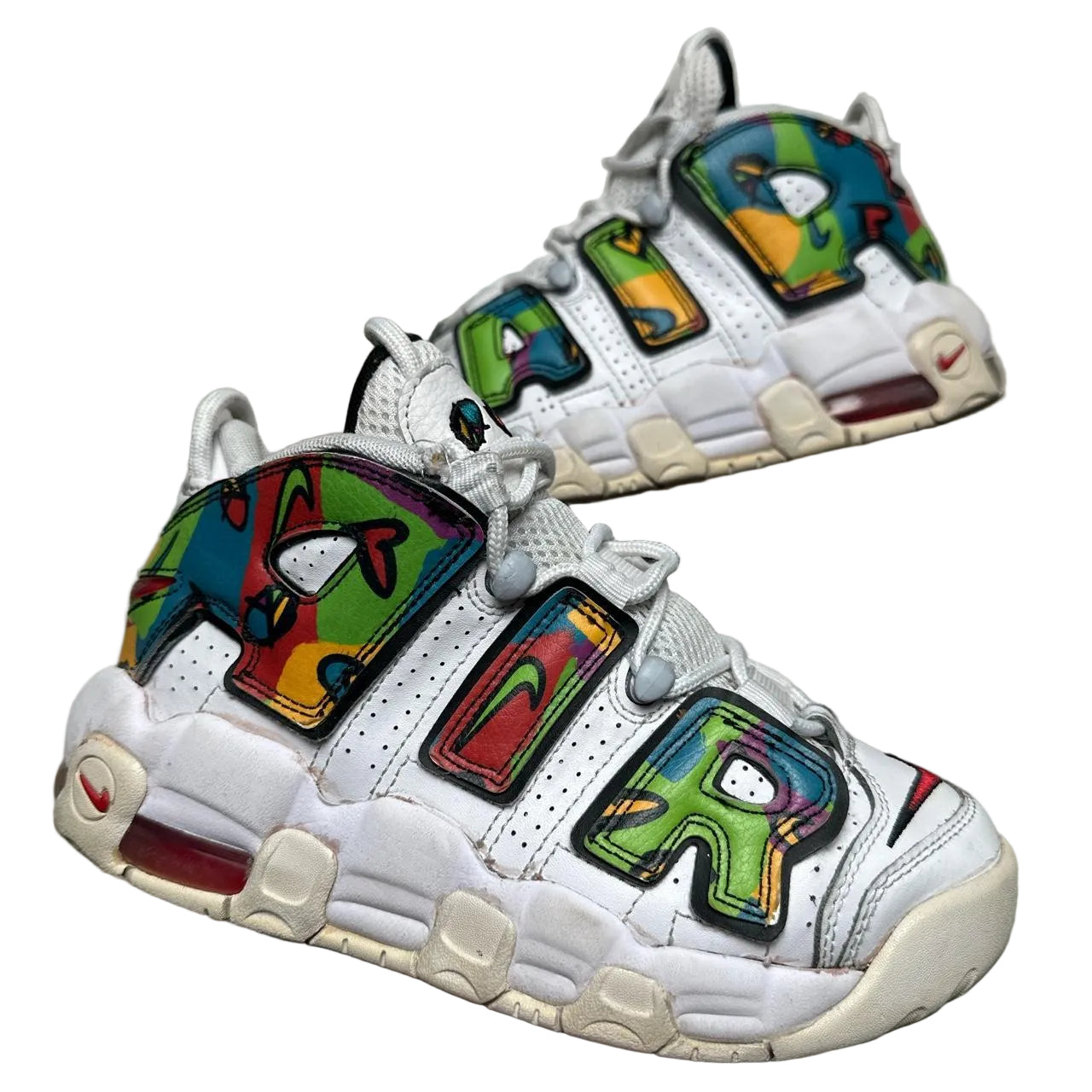 Nike More Uptempo Peace and Love (UK 4.5)