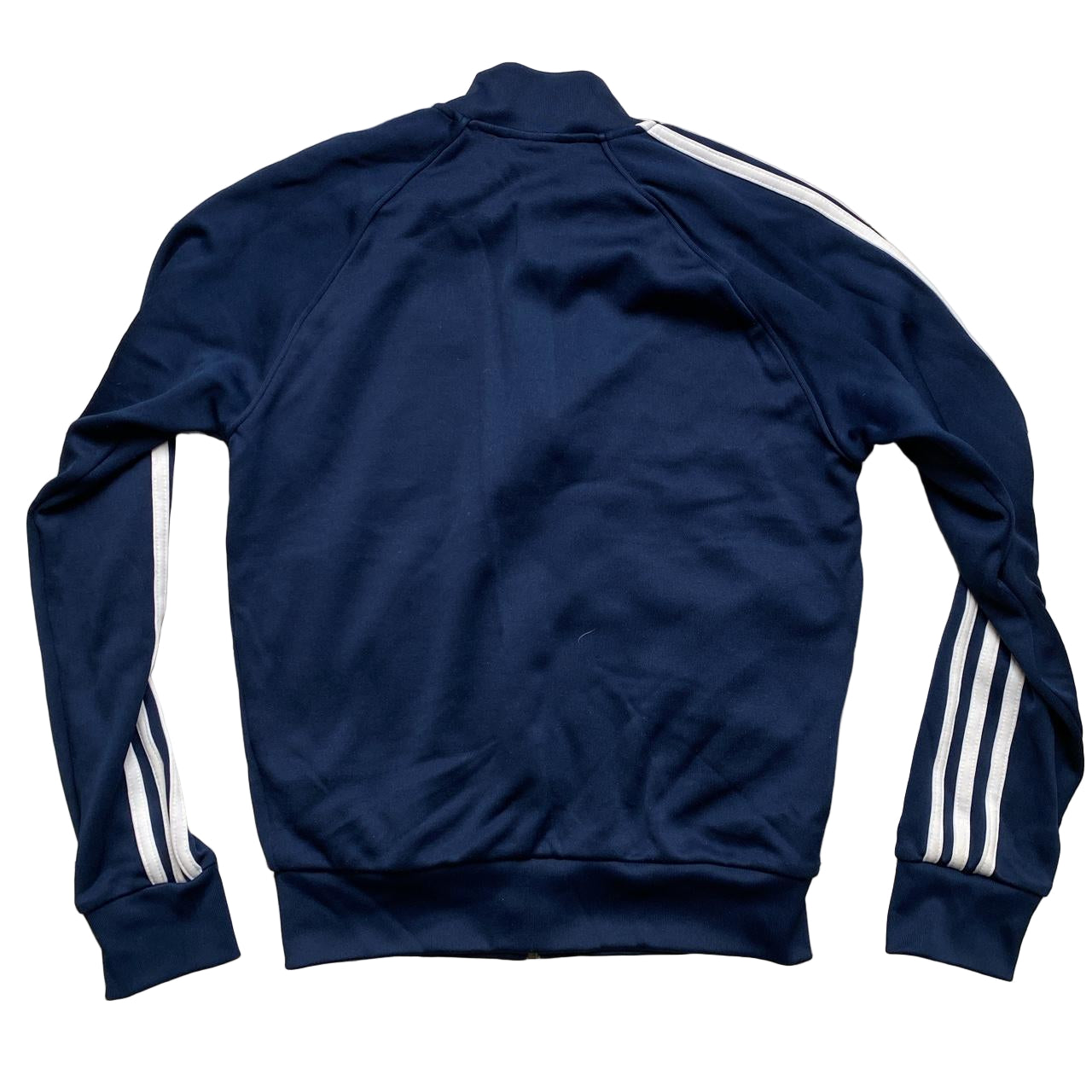 Adidas SST Navy and White 3 Stripe Full Tracksuit (S)