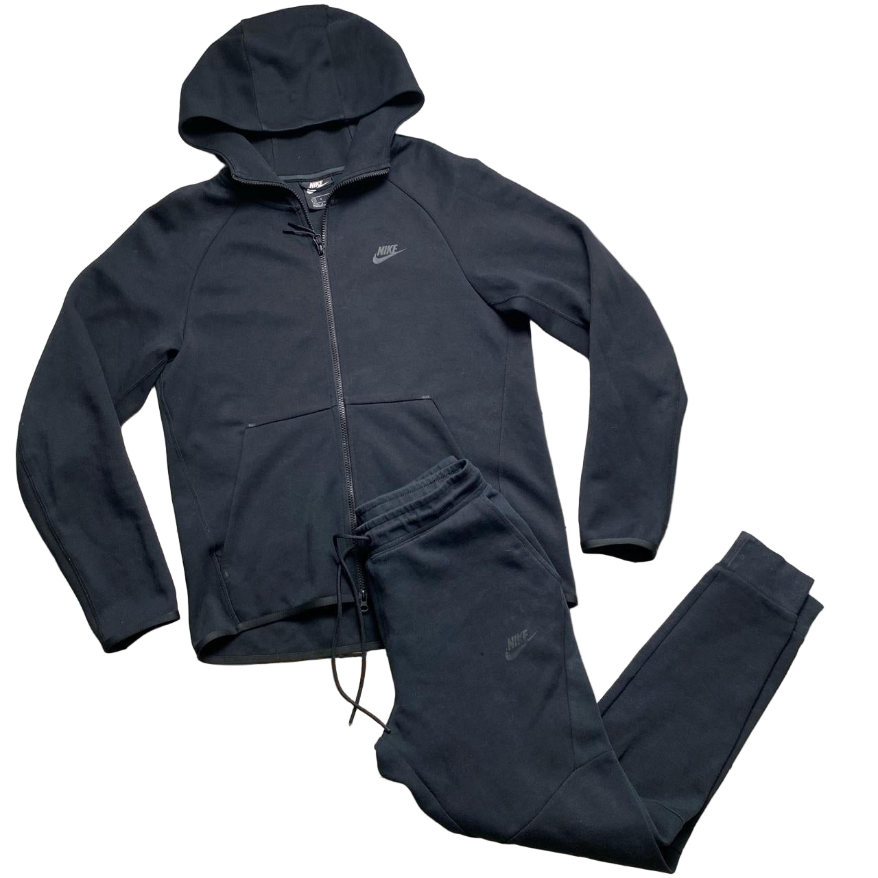 Nike Tech Fleece Black Tech Fleece Tracksuit (S)