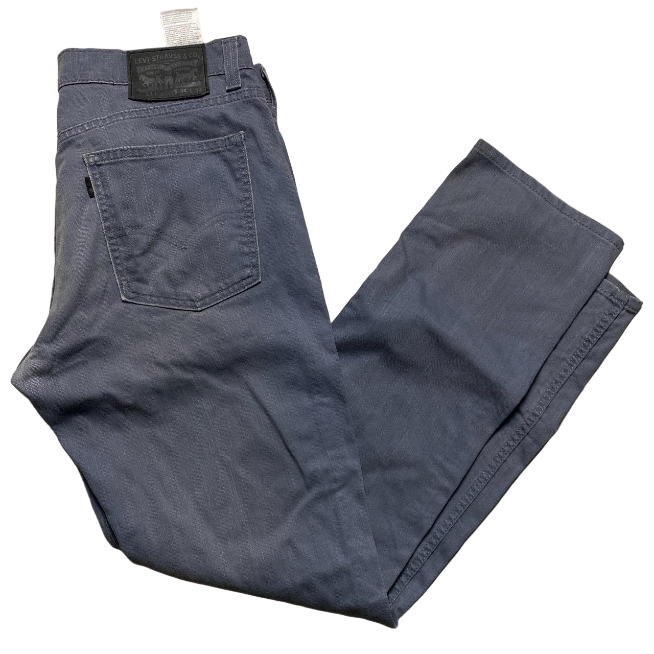 Levis 511 Light Grey Blue Jeans (34W)