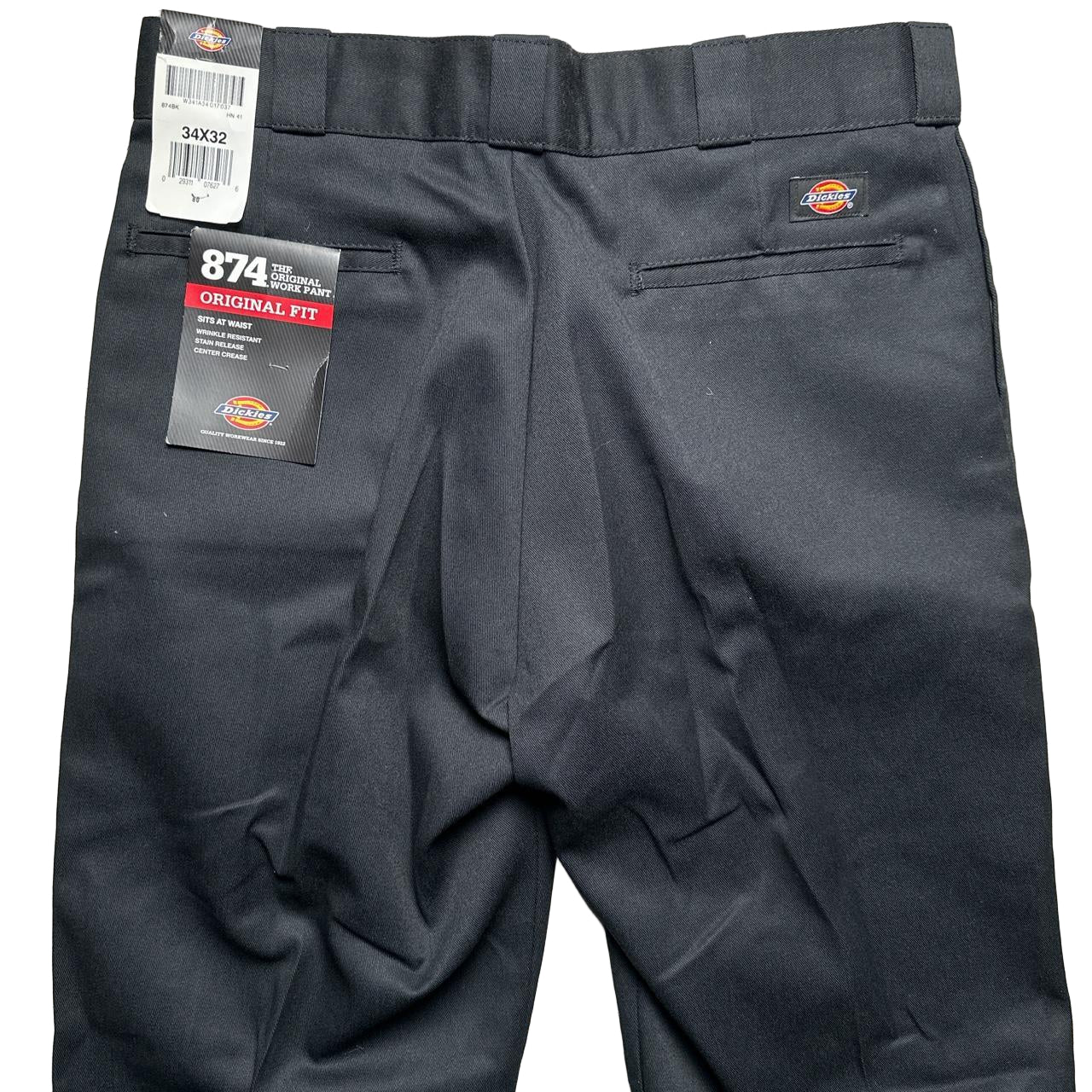 Dickies 874 Black Original Fit Trousers (34W)