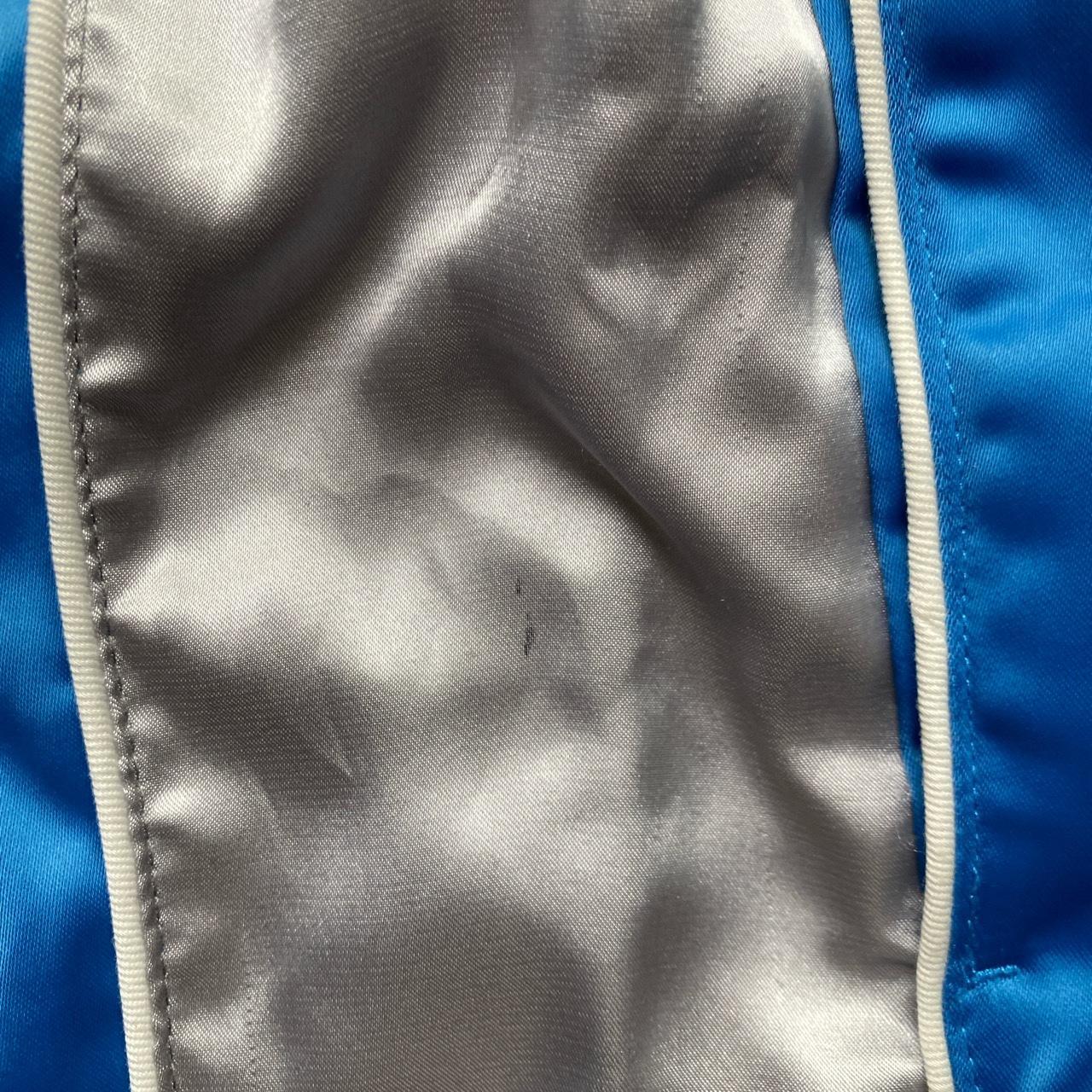 Human Made Muay Thai Blue and Silver Boxing Shorts