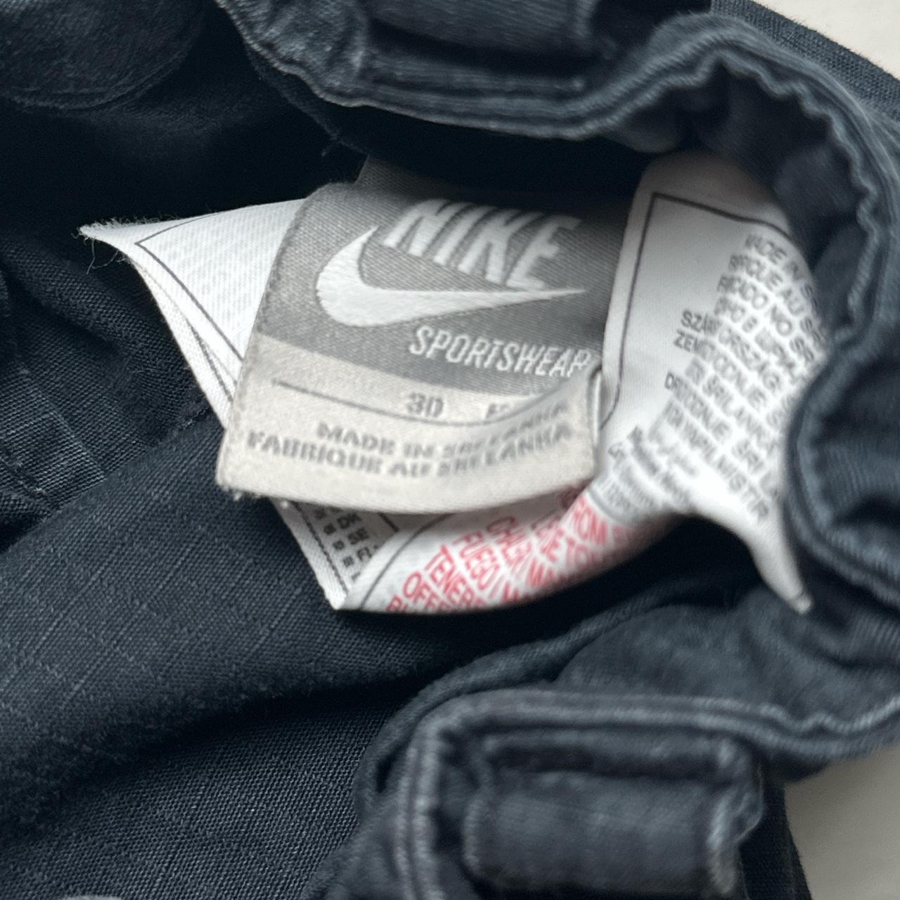 Nike Cargo Combat Shorts Black and White