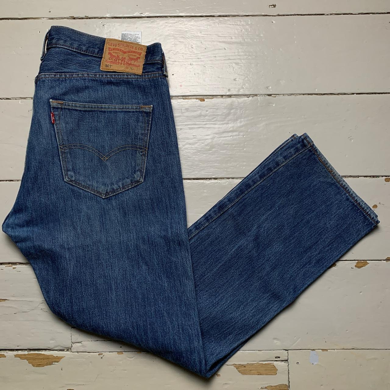 Levis 501 Vintage Baggy Blue Jeans