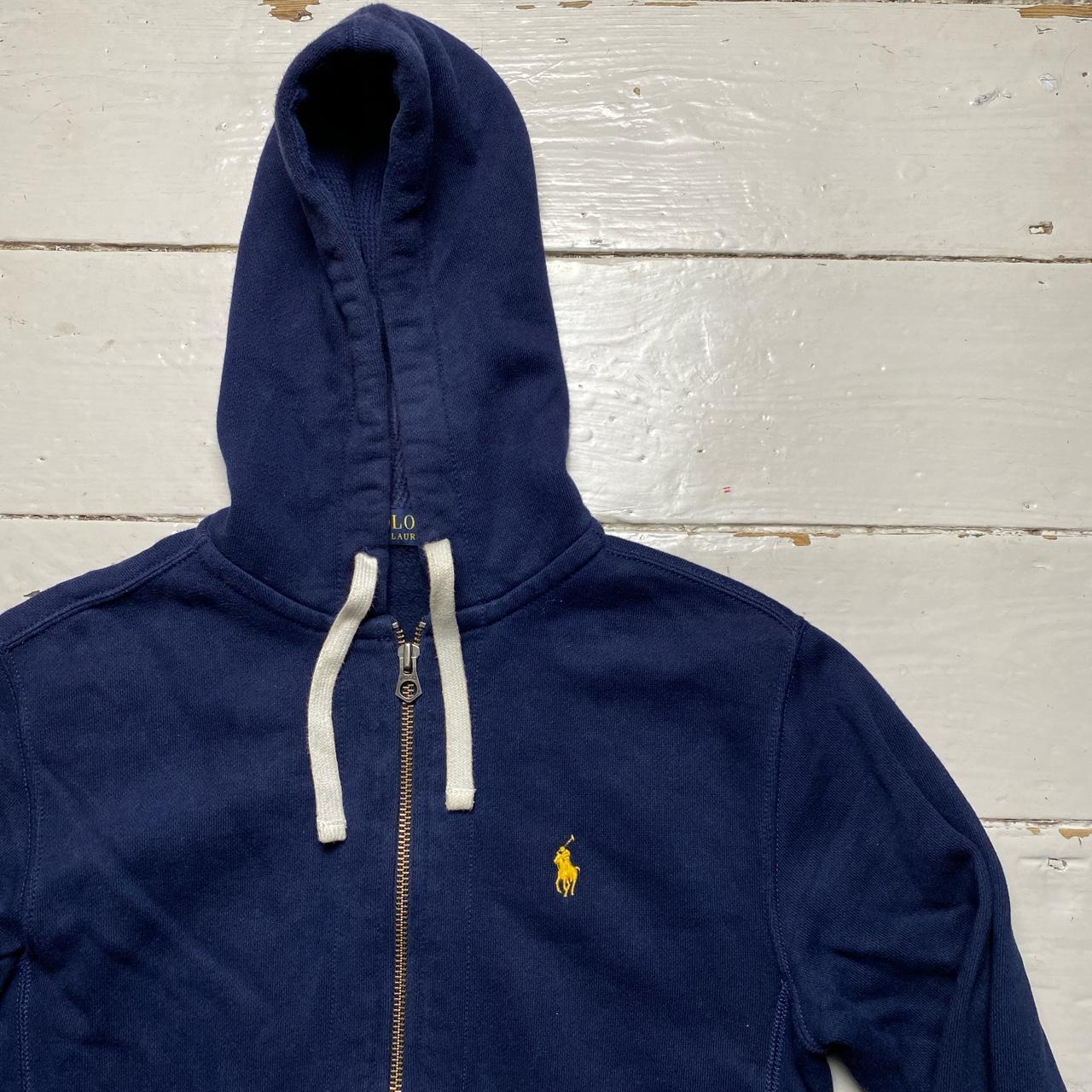 Ralph Lauren Polo Navy and Yellow Pony Hoodie