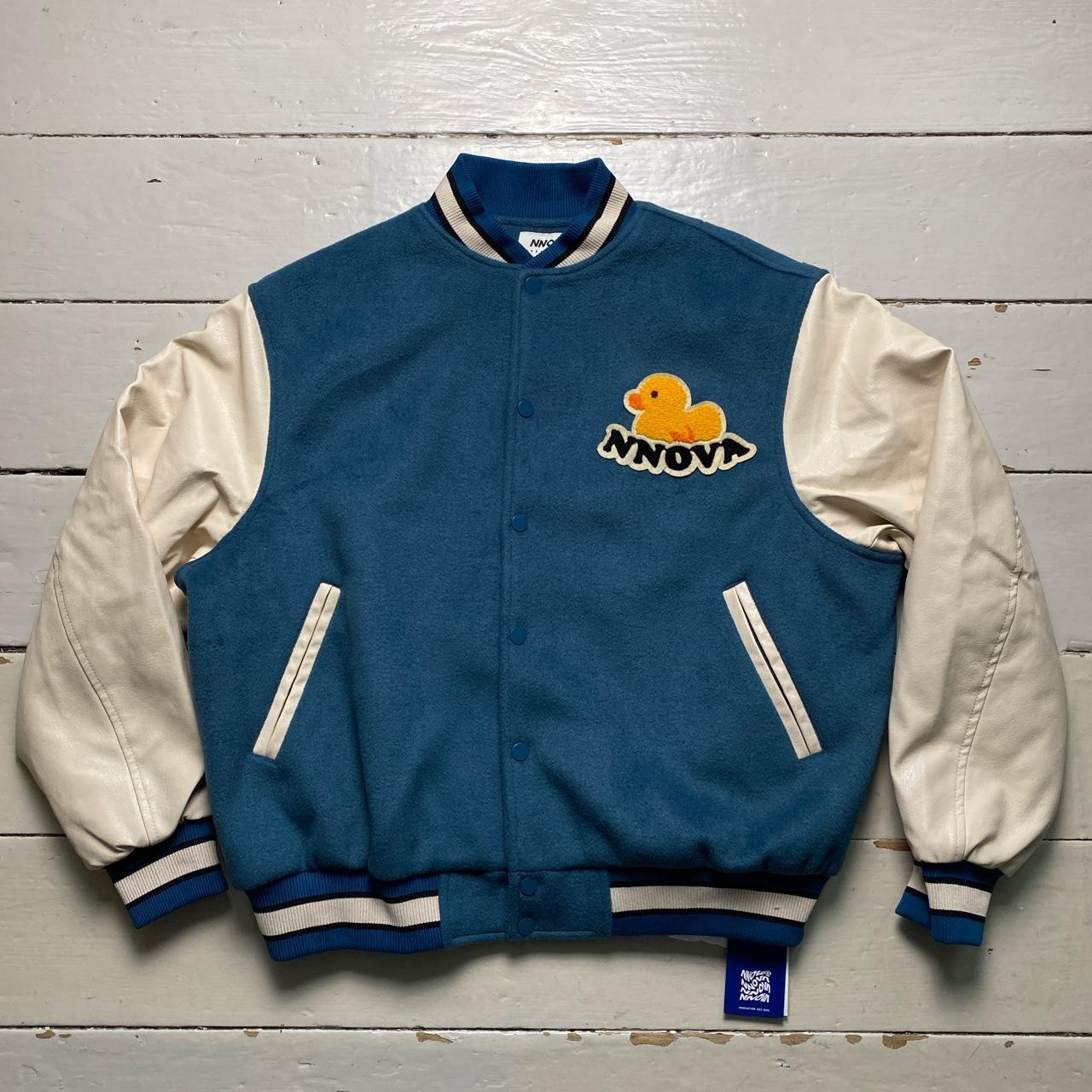 NNOVA Travel Notes Varsity Fleece and Faux Leather Bomber Jacket