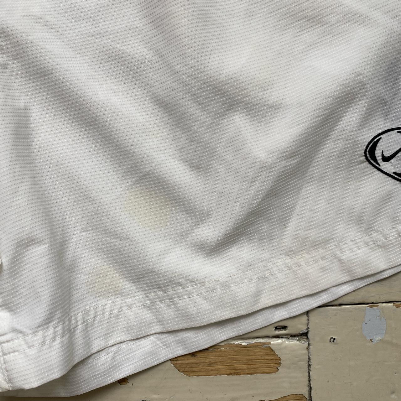 Nike Vintage Football Shorts White and Black