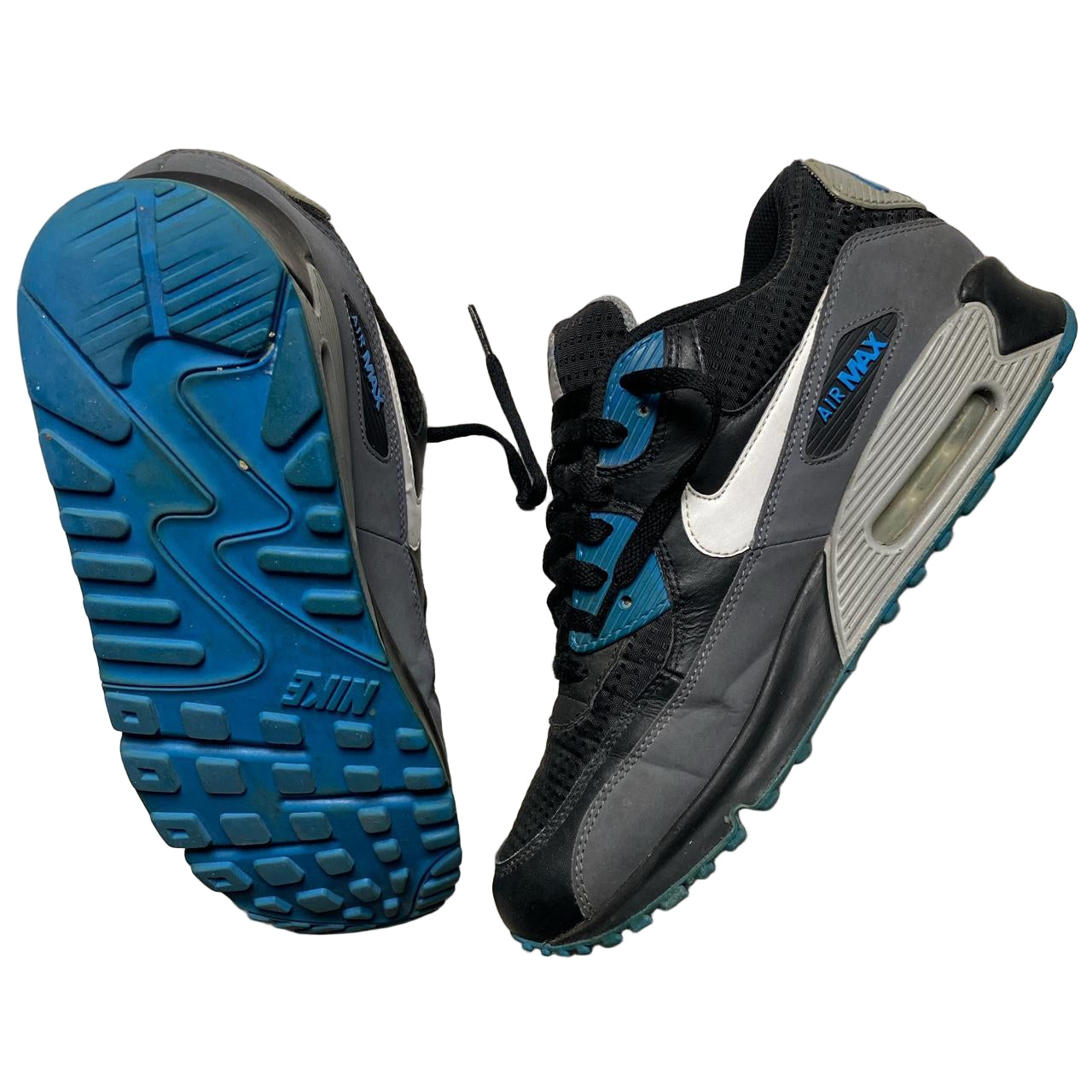 Nike Air Max 90 Vintage 2011 JD Exclusive Black Blue and White (UK 9)