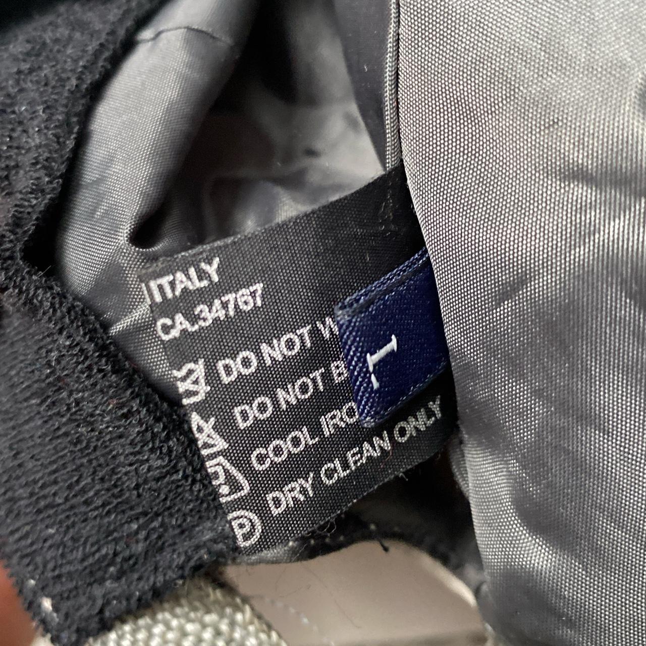 Prada Nylon Silver Baseball Cap Red Strip