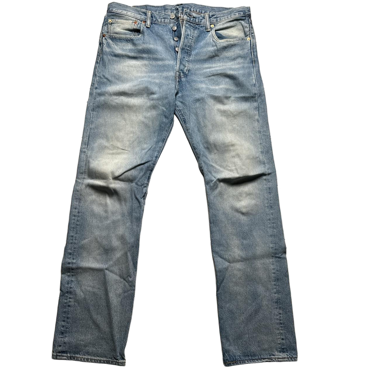 Levis Light Blue 501 Baggy Jeans (34W)