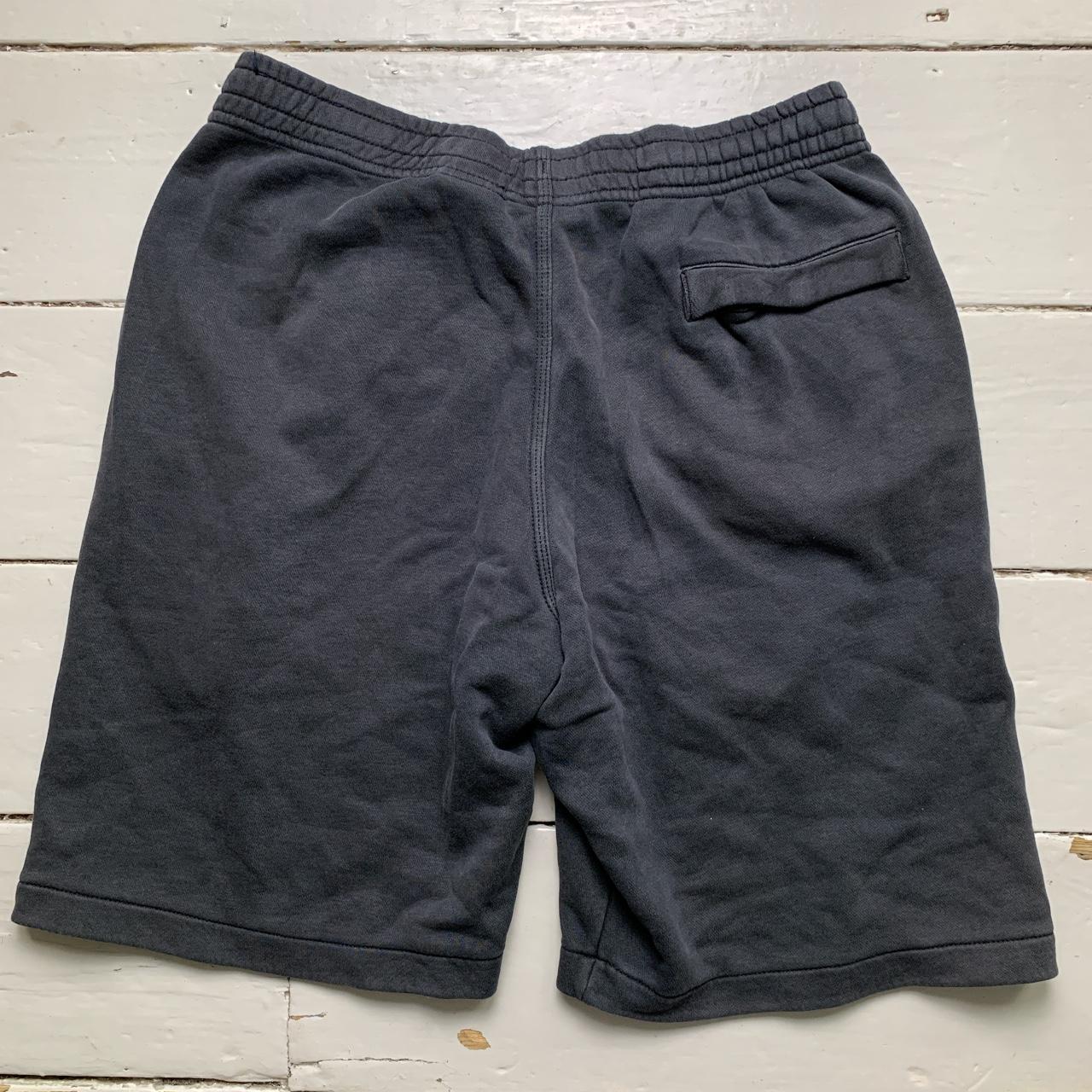 Nike Black and White Swoosh Cotton Shorts
