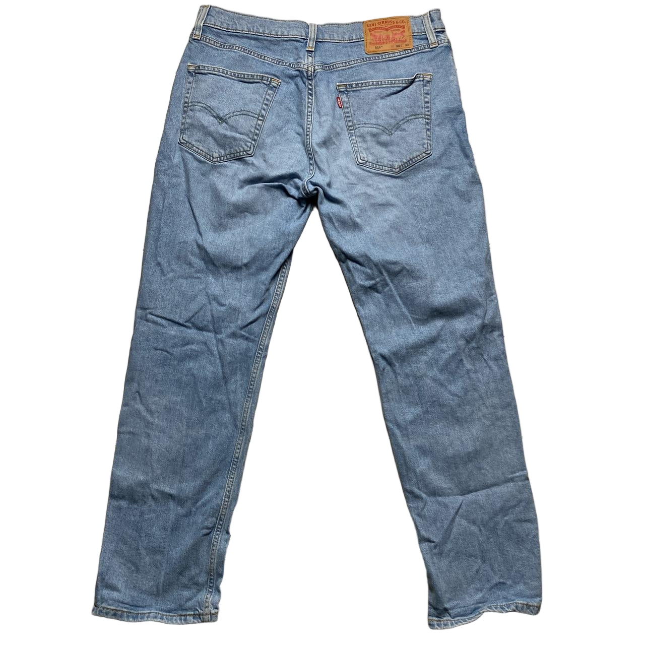 Levis 514 Light Blue Baggy Jeans (34W)