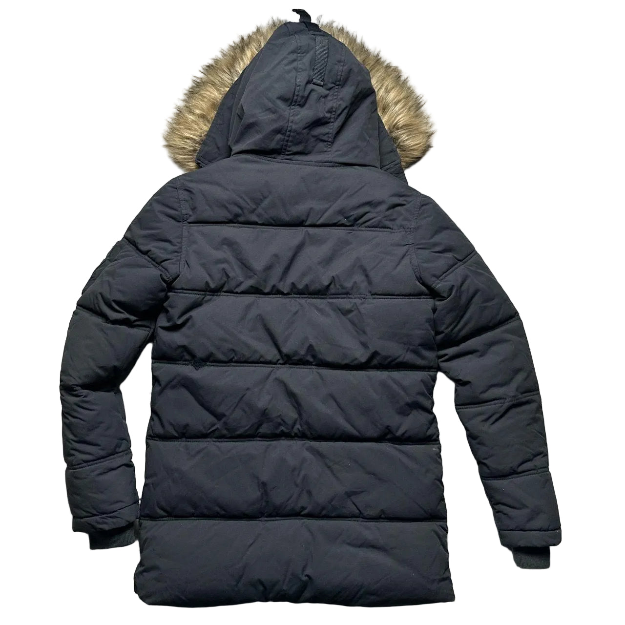 Schott USA Black Parka Coat (XS)