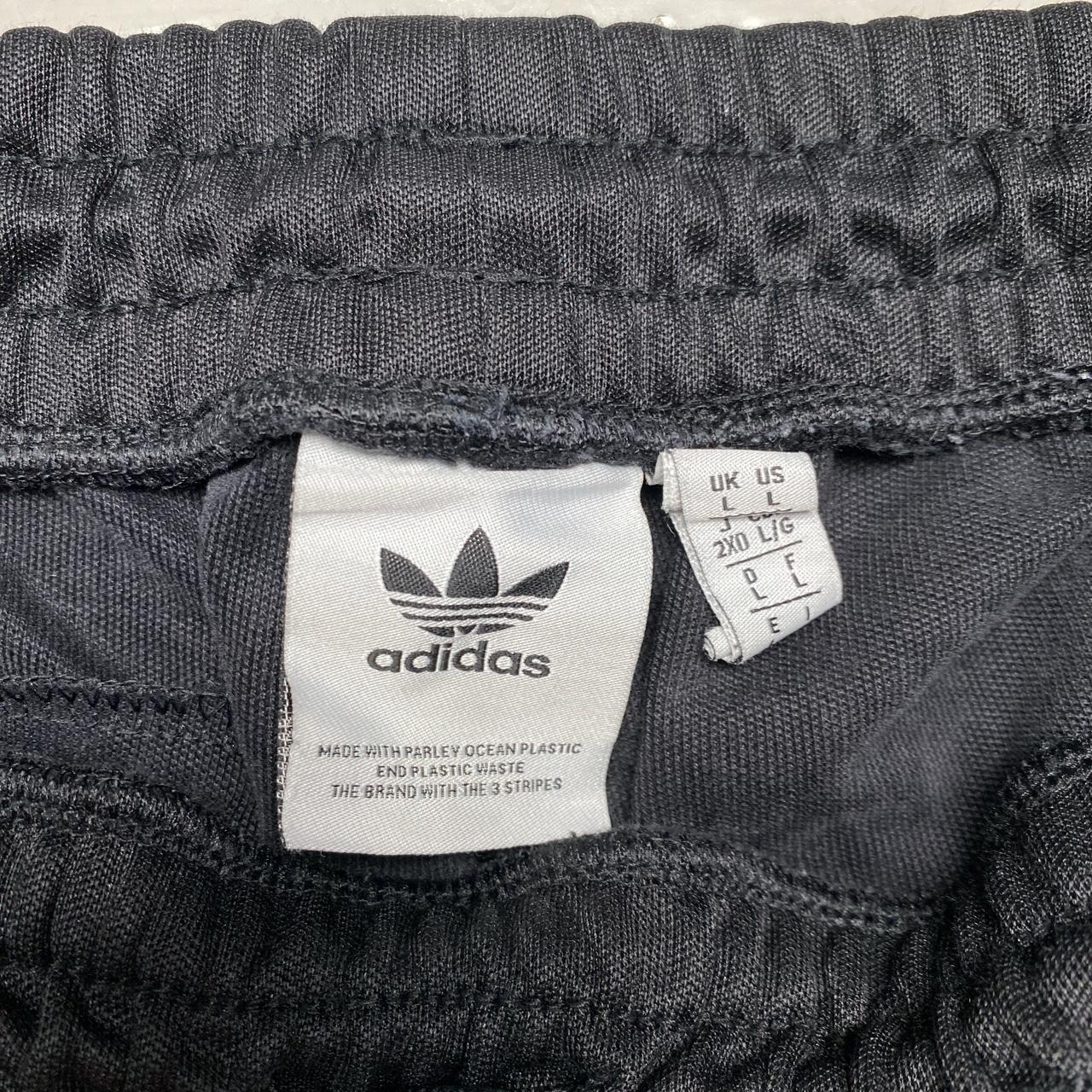 Adidas SST Black and White Trackpant Tracksuit Bottoms