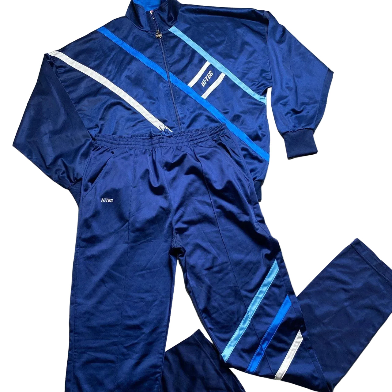 Hi Tec Vintage 90’s Blue and White Full Tracksuit (XL)