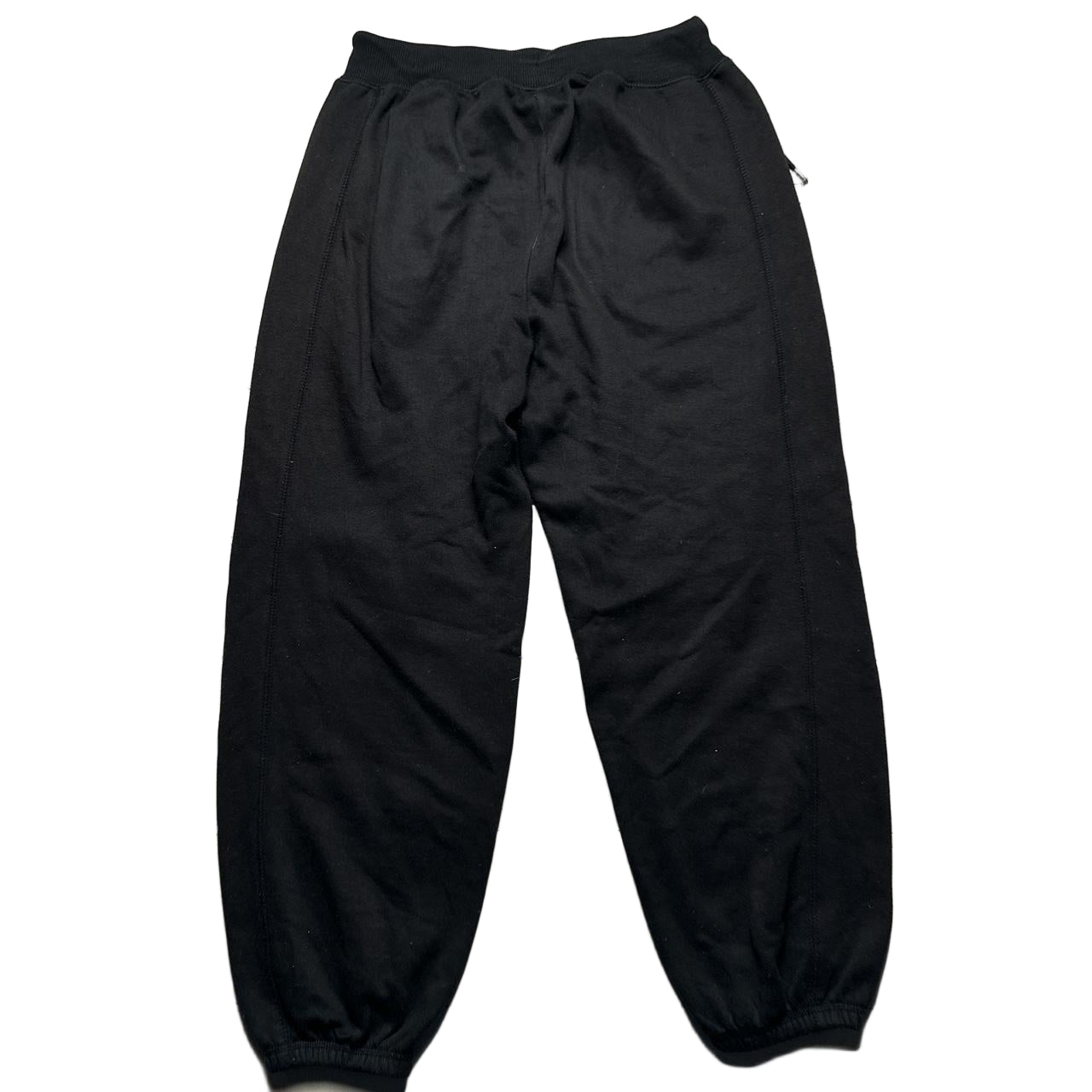 Nike Vintage Black and Red Swoosh Baggy Joggers (M)