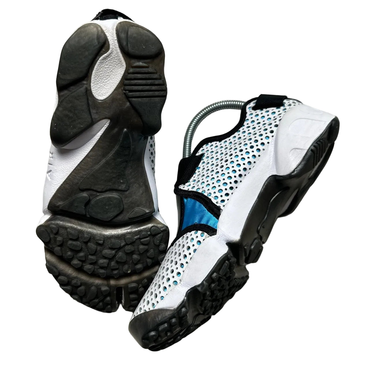 Nike Air Rift Vintage 2007 White and Blue Tabi Split Toe (UK 5.5)