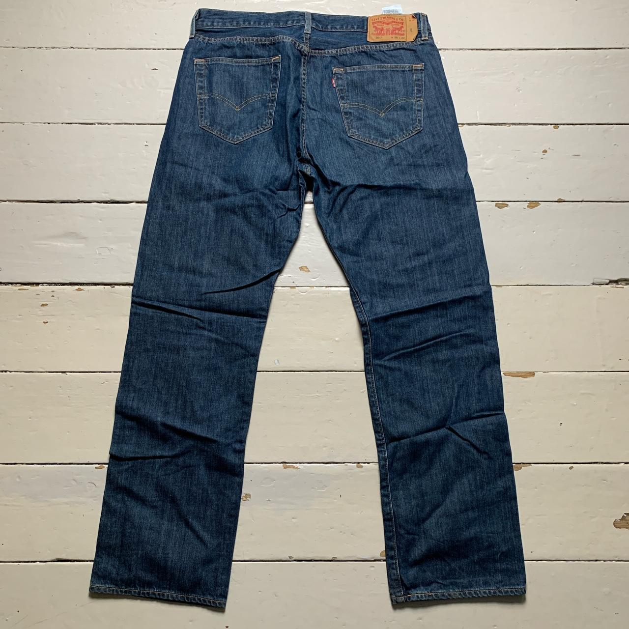 Levis 501 Navy Baggy Jeans