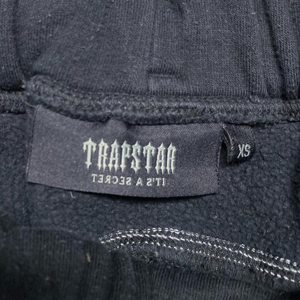 Trapstar Black Red and White Contrast Stitch Slim Joggers (XS)