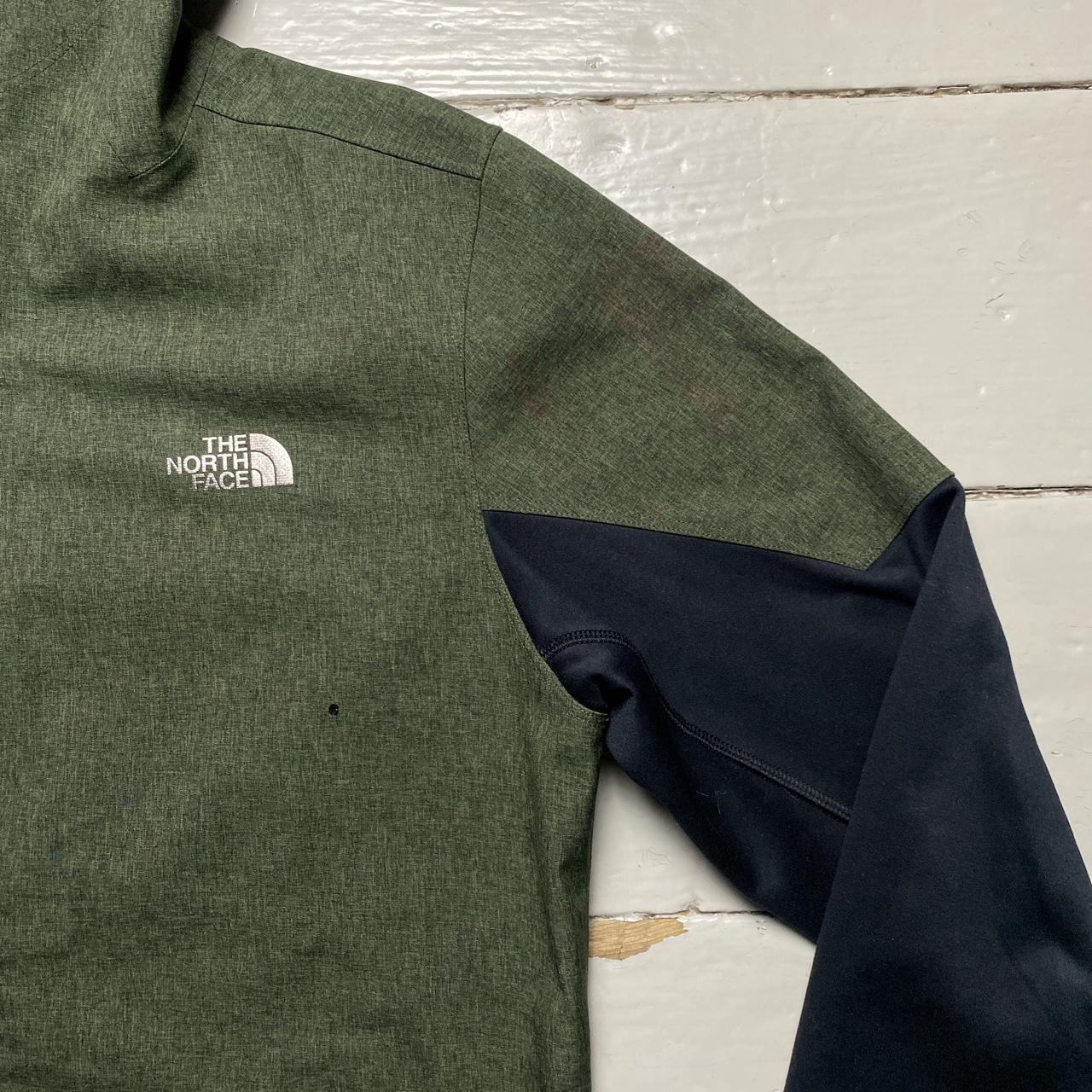 The North Face Green and Silver Light Jacket