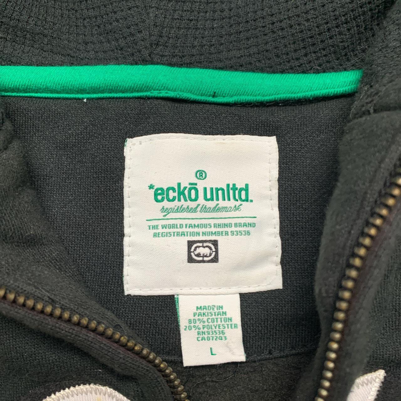 Ecko Unlimited Dark Green Vintage Hoodie (L)