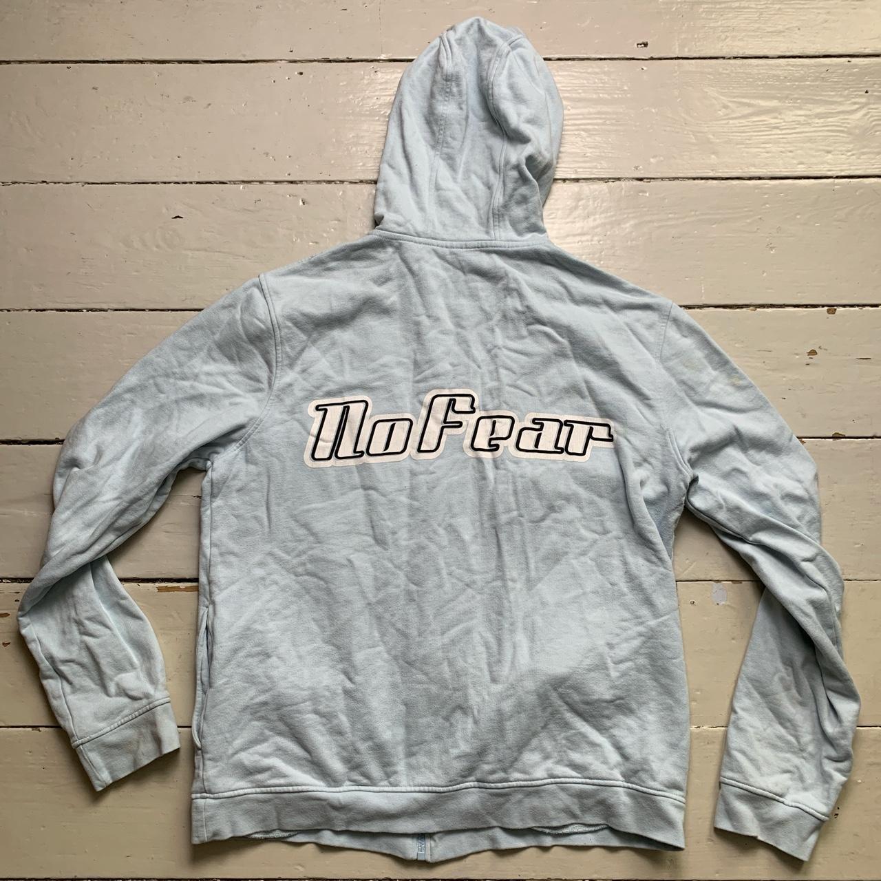 No Fear Vintage Baby Blue Hoodie
