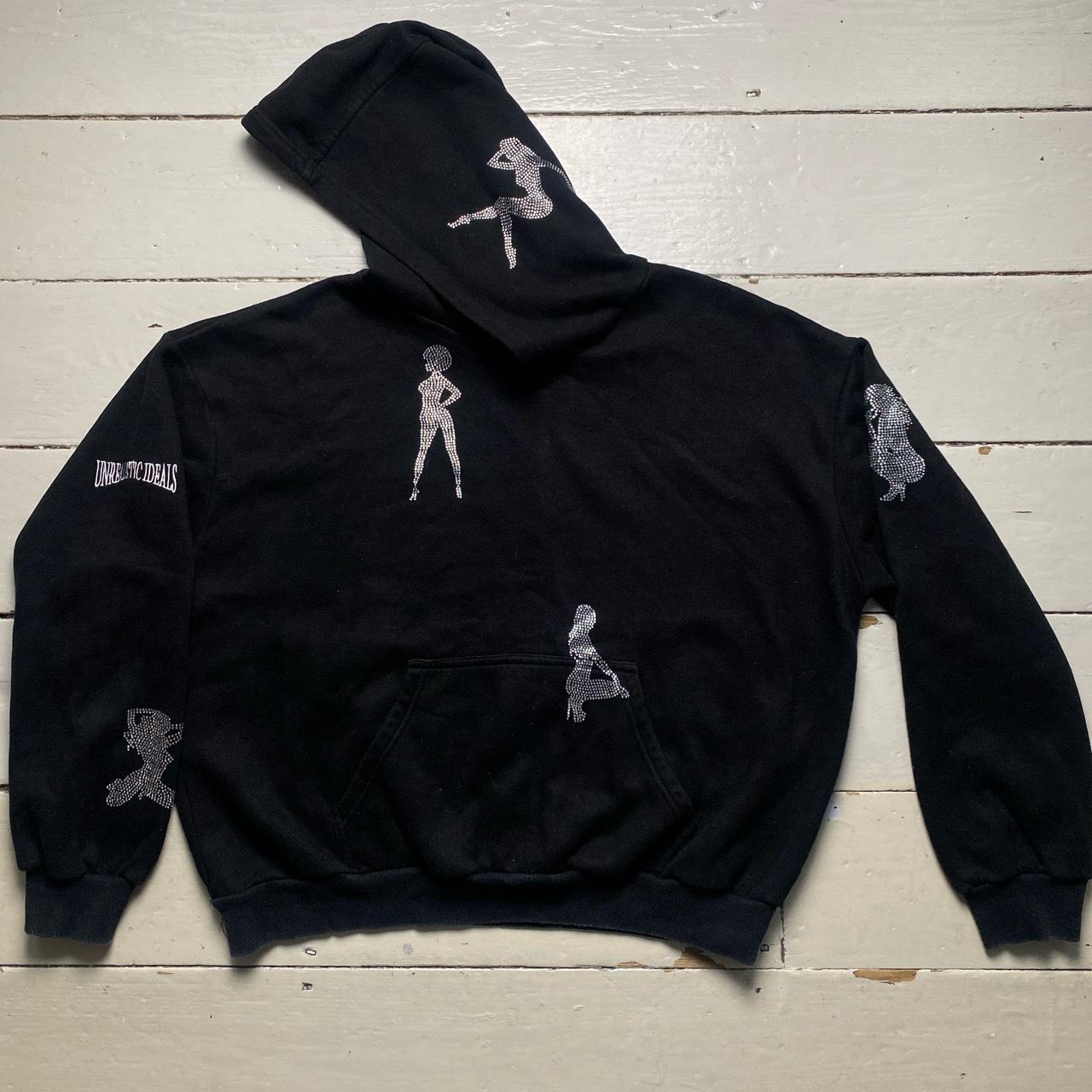 Unrealistic Ideals by Named Collective Black and Diamante Woman All Over Tracksuit