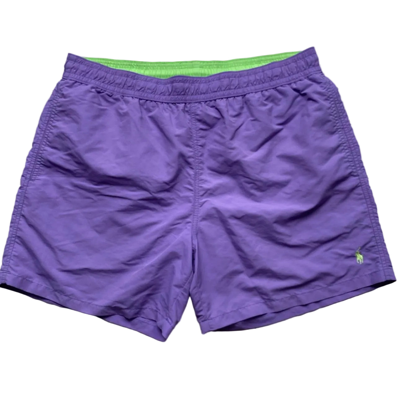 Polo Ralph Lauren Purple and Green Swim Shorts Trunks (XL)