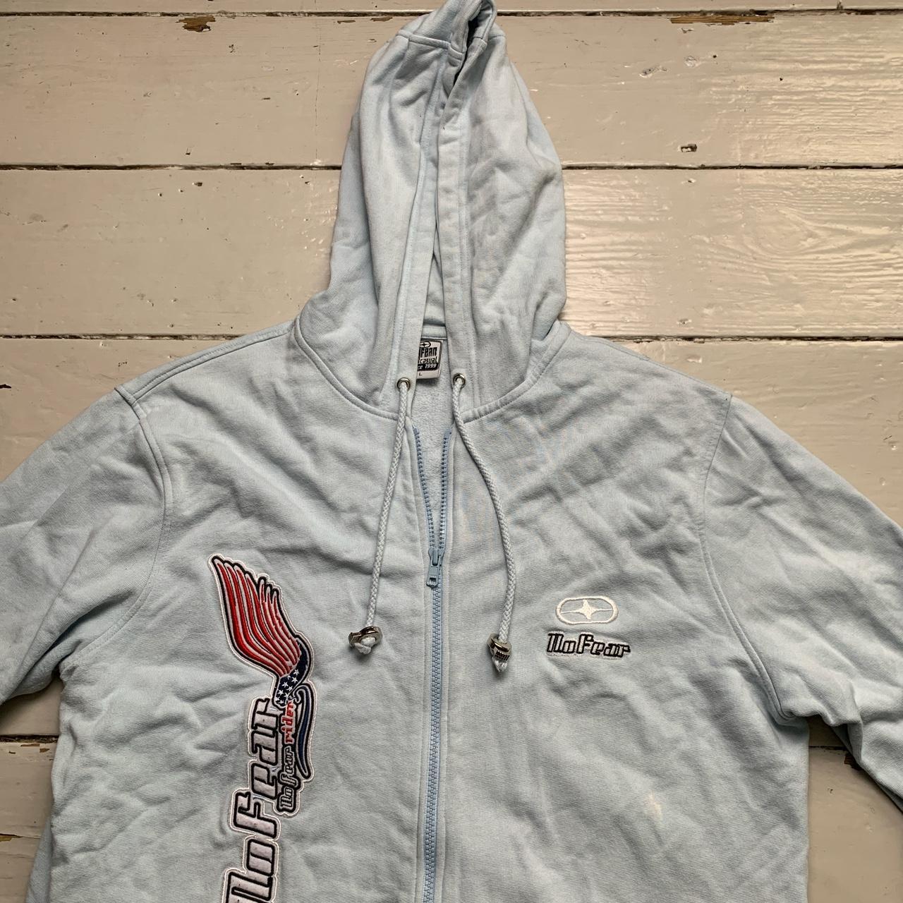 No Fear Vintage Baby Blue Hoodie
