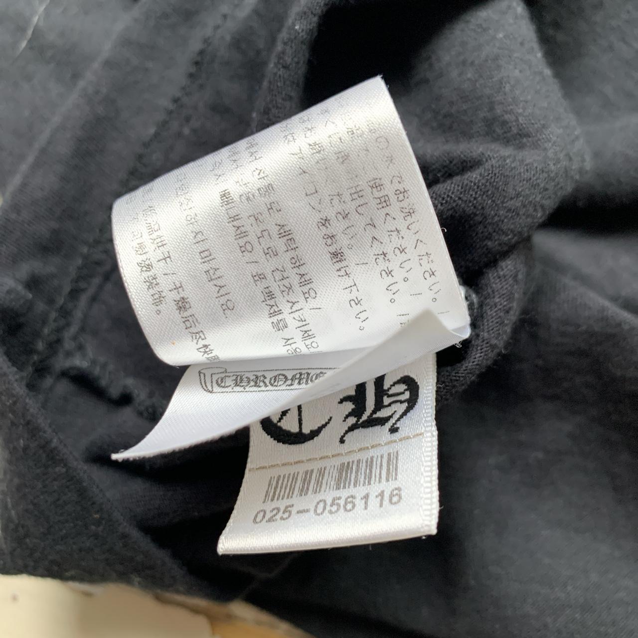 Chrome Hearts Black Red and White Cross T Shirt